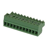 Molex 39500-5011 Plugs 3.5MM EURO PLUG RA G RO PLUG RA GRN 11CKT