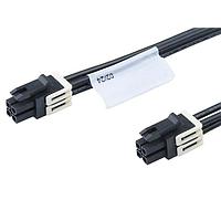 Molex 226199-1043 Discrete Wire Assembly Micro-Fit+ F-to-Micro-Fit+ F OTS Cbl Asmy DR 300mm lgt Tin Plt 4 Ckts Black