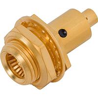 Amphenol SV Microwave 1444-6001 Cable Connectors BMMA F Bulkhead Conn for .085 Cable