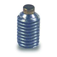 The Modal Shop 081A40 Mounting Accessories Mounting stud, 1/4-28 x 0.438" long stainless steel screw with hex socket and brass tip