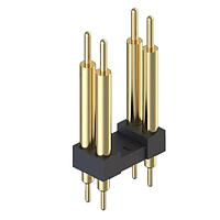 Mill-Max 134-10-304-00-000000 Pin Strip 4P DIP HDR OPEN FRAME .605L