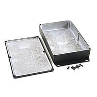 Hammond Manufacturing 1590WDDFBK Die-cast box Diecast Alum Flanged 7.4x1.3x4.7" Black