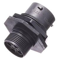 Amphenol SINE Systems RTS712N4P03 Connectors RECEPTACLE JAM NUT SIZE 12 4POS PIN