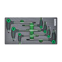 TOPTUL GEA0713 L-Type Two Way Star & Tamperproof Key Wrench Set (7 pcs)