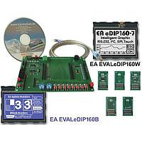 DISPLAY VISIONS EA EVALeDIP160B Development Tools StrEval Kit Blue-Wht w/ Intf Exp and CD