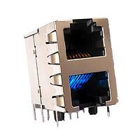 Stewart Connector SS60000-007G Modular Modular Jack CAT6 Vertical (180) 8P 8C Unshielded EPP-918 Gel