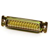Cinch DBE25PV D-Sub Connectors - Standard Density DSUB 25 M PCB STR CLIN G ZIN