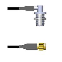 Amphenol Custom Cable Q-1S03D0008072i RF Cable Assemblies N-RJB/SMA-SP RG58 72I