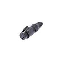 NEUTRIK NC3FX-HD-B Cable Connectors X-HD series 3 pin F black/gold