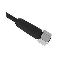 Banner Engineering MQDC-WDSS-0506 Sensor Cables / Actuator Cables Cordset: Single Ended M12; 5-pin Straight Female; 2 m (6.56 ft) 5x22 Black PVC Jacket; PVC Black; 316 Stainless Steel Coupling Nut