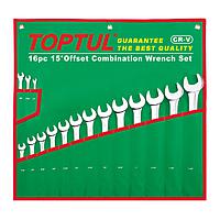 TOPTUL GBAA1603 16 inch round section wrench set (1/4 - 1-1/4")