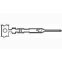 AMP Connectors - TE Connectivity 5-104505-4 (Cut Strip) Contacts PIN 26-22 PHBZ/AU Cut Strip of 100