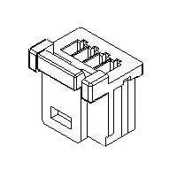 Molex 501939-0400 Receptacle Housing 1.0 W/B 1-Row Rec Hs g Positive Lock 4Ckt