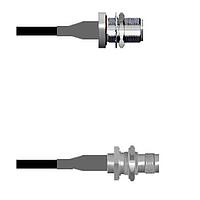 Amphenol Custom Cable Q-1T04F0003108i RF Cable Assemblies N-SJB/TNC-SJB G174 108I