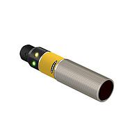 Banner Engineering M18SP6LPQ Photoelectric Sensors EZ-BEAM M18 Series: Polarized Retro; Range: 2 m; Input: 10-30 V dc; Output: Complementary PNP; 4-pin M12 Integral QD