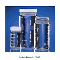 Wheaton WH.W216967 Bottle graduated, clear 60ml, w/pv lined pp cap