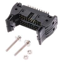 Omron Electronics XG4A-2039-A Flat Cable Connectors 2Tier RA Plug 20x2P Long Lock 1Polarize