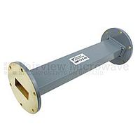 Fairview SMF137S-09 WR-137 Waveguide Section 9 Inch Length Straight Using UG-344/U Flange With a 5.85 GHz to 8.2 GHz Frequency Range in Commercial Grade