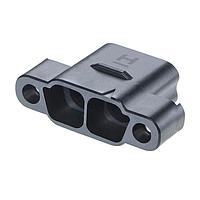 Harwin KA1-3010298M3 Wire Housings 2 Pos. Male SIL Cable Housing, Screw-Locks