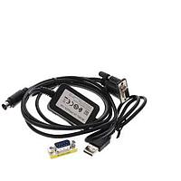 Delta Electronics, Inc. UC-PRG020-12A Programming Cable Programming cable for DVP/TP RS-232 Modules (DB9 female/ 8-pin mini-DIN male) to PC, 2m length