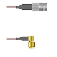Amphenol Custom Cable Q-0B038000H060i RF Cable Assemblies BNC-SJB/SMA-RP G142 60I
