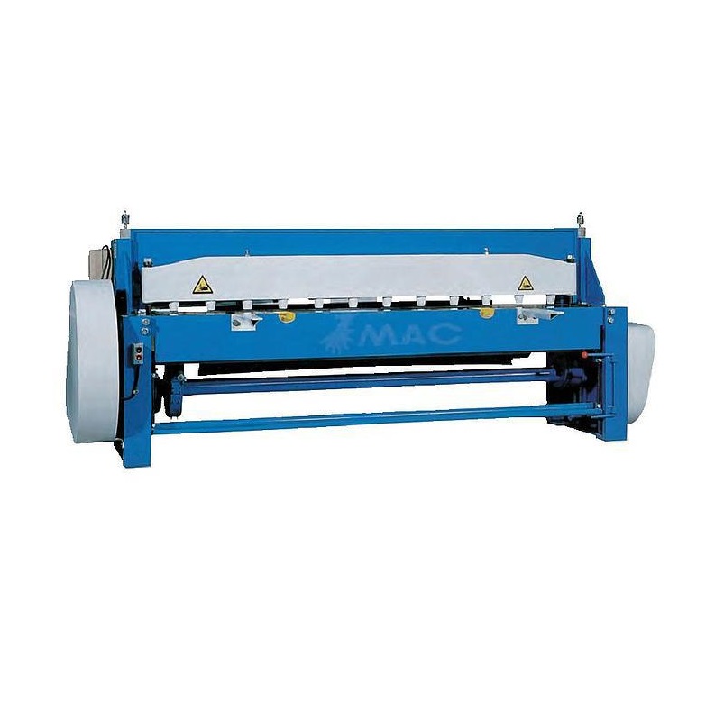 Industrial shear machine maintenance and repair work in a production environment