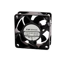 Same Sky (formerly CUI Devices) CFM-6015BF-225-204-22 Axial dc axial fan 60 mm square 15 mm 24 Vdc ball 2500 RPM 11.01 CFM TSPWM
