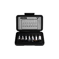 Stanley 89-099 7pcs 1/2 inch Dr. 6PT hex bit socket Set