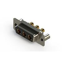 EDAC 628-3W3-624-4T3 Mixed Contact D-Sub Connectors Vertical Combo Dsub
