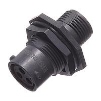 Amphenol SINE Systems RTS710N3S03 Connectors RECEPTACLE JAM NUT SIZE 10 3POS SOCKET