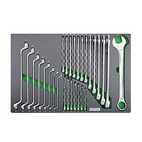 TOPTUL GED2819 Combination & Double Ring Wrench Set (28 pcs)