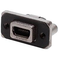 Amphenol Commercial Products MUSB-E151-34 Mini USB Type AB Connectors MINI AB RIGHT ANGLE