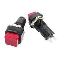 Shin Chin R13-23B-05-BR Pushbutton Switches SPST OFF-ON RED