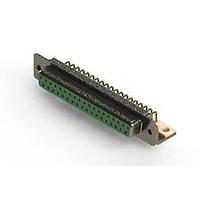EDAC 622-M37-360-GN4 D-Sub Connectors - Standard Density EDAC Right Angle D-Sub Connector