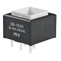 NKK Switches UB16SKW035F Sealed SP ON-ON BRT GN AG
