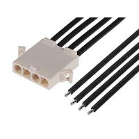 Molex 216293-1042 Discrete Wire STANDARD .093 4 CKT P TO S 300MM