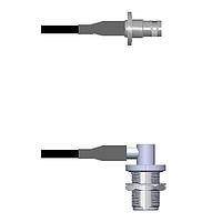 Amphenol Custom Cable Q-0801S0008036i RF Cable Assemblies BNC-SJB/N-RJB RG58 36I