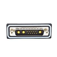 NorComp CDFV13W3113L411 Mixed Contact D-Sub Connectors 13W3 vert soldr M FL 4-40 int thrd 40 Amp