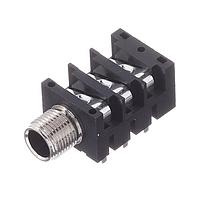Amphenol Audio ACJS-MHDRM Phone Connectors 1/4"Pigybac HOR CHASSIS CONN