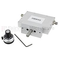 Fairviewmicrowave  SA4083  0 to 40 dB Continuously Variable Attenuator SMA Female To SMA Female From 2 GHz To 4 GHz Rated To 5 Watts in a Dial Design