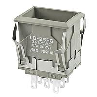NKK Switches LB25RGW01 Pushbutton Switches STD SIZE PUSHBUTTON SNAP-IN