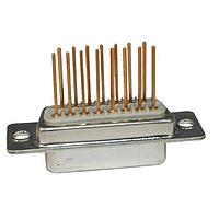 NorComp 172-037-243R051 Receptacle D-Sub Conn 37P F Wire Wrap NICKEL