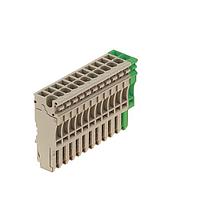 Weidmuller 1867190000 Terminal Block Tools & Accessories ZP 2.5/1AN/12 GN/BE