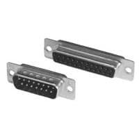 AMP Connectors - TE Connectivity 5-747917-5 D-Sub Connectors - Standard Density 37 Rcpt Solder Cup, 30 gold, RoHS Compli