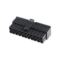 Molex 43025-2210 Receptacle Housing MicroFit Rec Hsg DR 22 Ckt GW Black