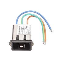 AMP Connectors - TE Connectivity 20SRBS8 AC Power Entry Modules 20A, Snap-In Wire Leads