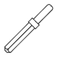 Mill-Max 0600-0-05-15-00-00-01-0 Terminal Pin, Solder Mount 10u AU OVER NI