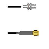 Amphenol Custom Cable Q-040680003108i RF Cable Assemblies BNC-SJB/SMA-SP G174 108I