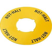 RAFI 5.76.204.120/0400 Switch Hardware LABEL OPAQUE YELLOW