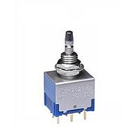 NKK Switches DB2521P Light Touch Switches DPDT ON(ON) 0.4VA PANEL STRAIGHT